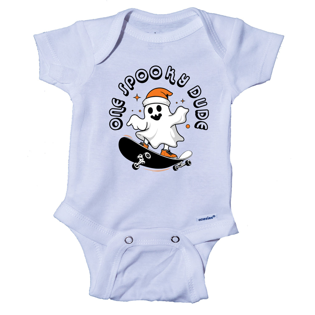 One Spooky Dude Cute Ghost Funny Halloween Baby Onesie One-Piece Bodysuit, Halloween Onesie, Halloween Baby, Babys first Halloween, Halloween Gift, Halloween Baby Shower, Amazon Baby Onesie