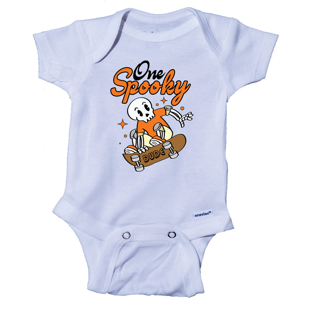 One Spooky Dude Cute Ghost Funny Halloween Baby Onesie One-Piece Bodysuit, Halloween Onesie, Halloween Baby, Babys first Halloween, Halloween Gift, Halloween Baby Shower, Amazon Baby Onesie