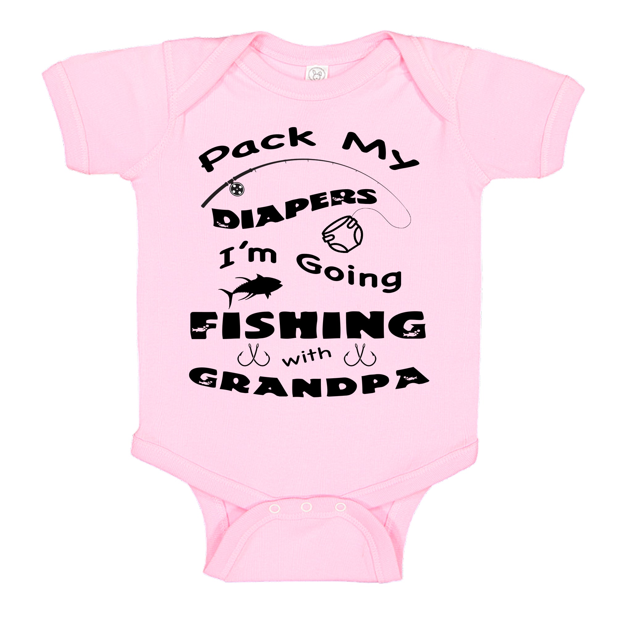 Grandpa's Fishing Buddy Baby Onesie®, Future Fisherman Baby Bodysuit, New  Grandfather Gift, I'd Rather Be Fishing, Pregnancy Announcement 
