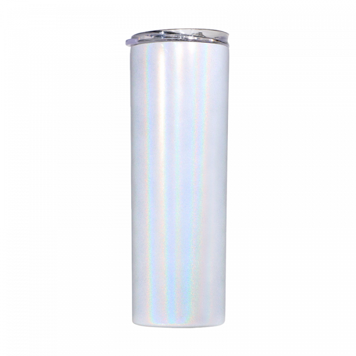 Wholesale 20 OZ Sublimation Blank Glitter Skinny Tumbler Green with Metal  Straw Manufacturer and Supplier